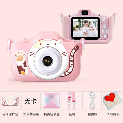 X5S Kids Camera - HD Cartoon Mini DSLR with Dual Lens