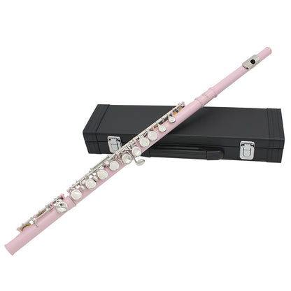 Flute 16 Holes Flute C Key White Copper Tube Body Leather Box Suitable For Beginners Grading Performance