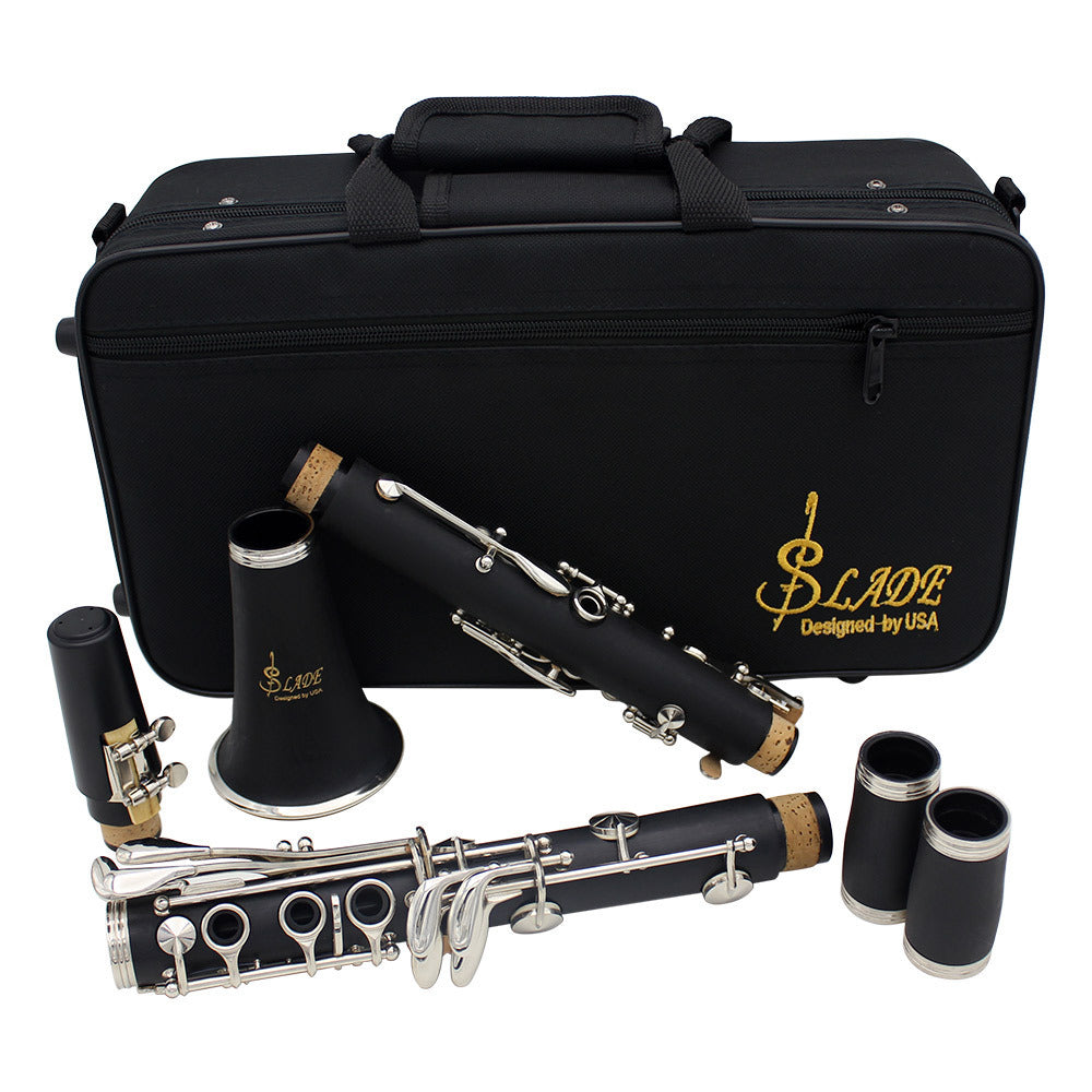 Clarinet Bakelite Nickel Plated Clarinet 17 Key -  Beginner Grade