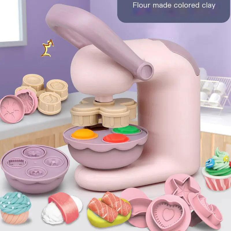 DIY Creative Kids Clay Noodle Make and Molding Set