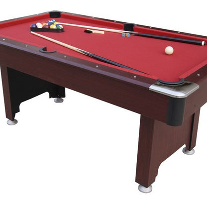 American Classic Pool Table with Colorful Cues