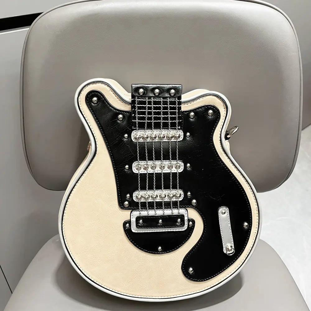 Women's Guitar-Shaped Shoulder Bag