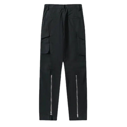 Men's Trendy Straight Black Pants