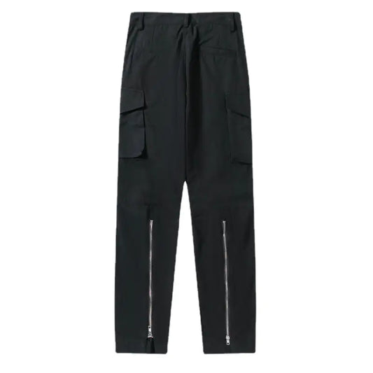 Men's Trendy Straight Black Pants