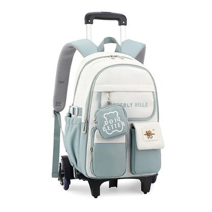 Nature Fish Student Roller Backpack