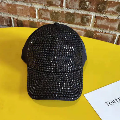 Women's Baseball Cap with Rhinestones