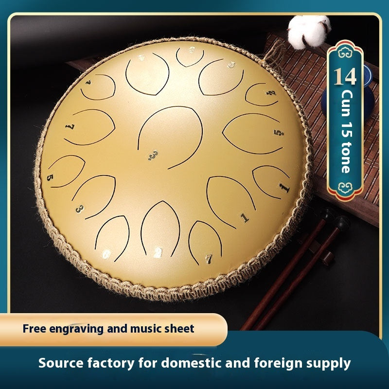 14" 15-Tone Hollow Drum Percussion