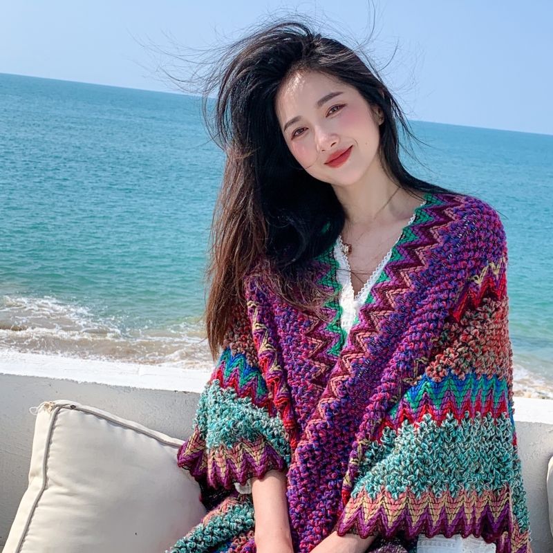 Yunnan Vintage Fringe Travel Shawl