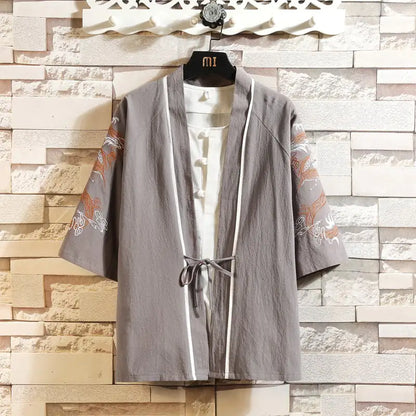 Antique Retro Embroidered Chinese Style Robe