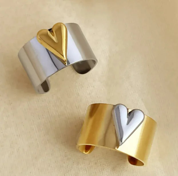 Retro Heart-shaped Ring