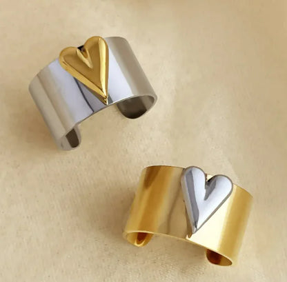 Retro Heart-shaped Ring