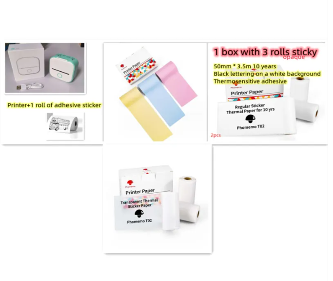 Mini Bluetooth Label & Photo Printer