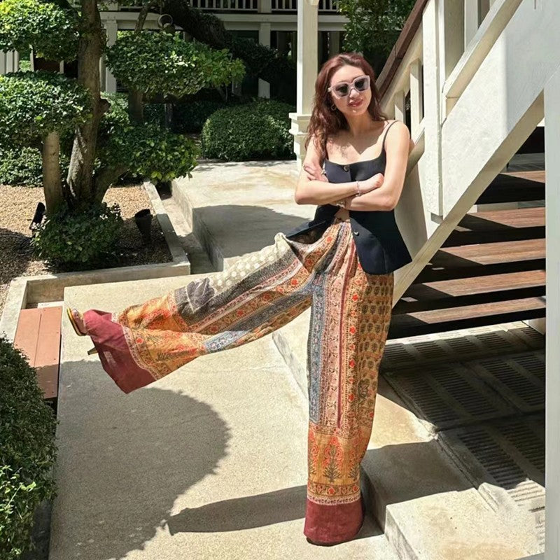 Bohemian Irregular Mesh Skirt for Women