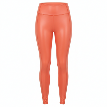 PC Leather Crotch Pants