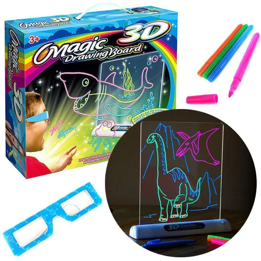 3D Creative Flash Sketcher - Colorful Kids' Toy