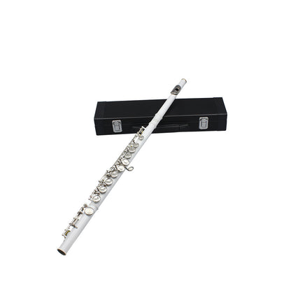 Flute 16 Holes Flute C Key White Copper Tube Body Leather Box Suitable For Beginners Grading Performance