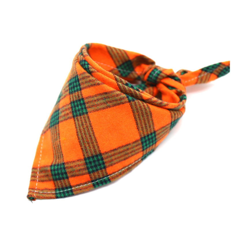 Scottish Plaid Large Baby Bib