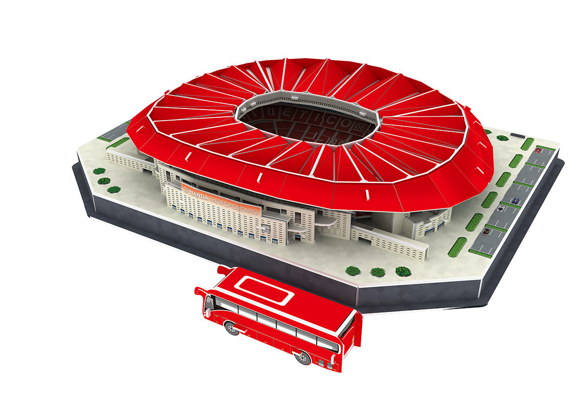 3D Stadium Puzzle Toy for Kids - DIY Building Set