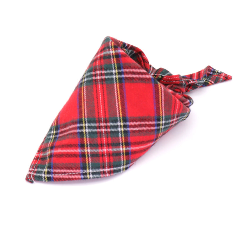 Scottish Plaid Large Baby Bib