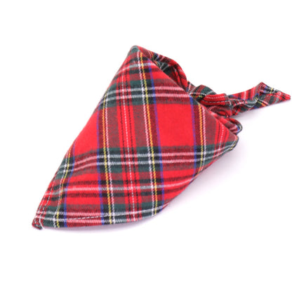 Scottish Plaid Large Baby Bib