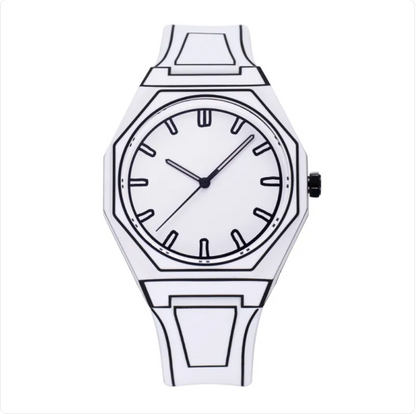 Comic-Style Waterproof Watch