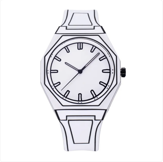 Comic-Style Waterproof Watch