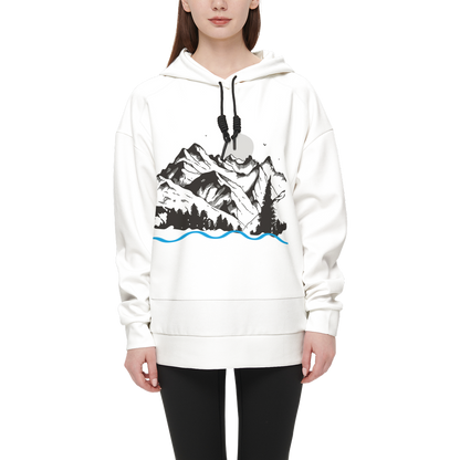 Women’s Original Era "Living Waters" Relaxed Fit Hoodie With Front Patch-Super Heavy 375g