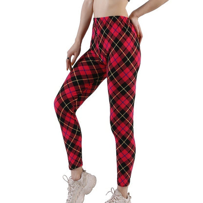 Women's Plaid Leggings Leggings