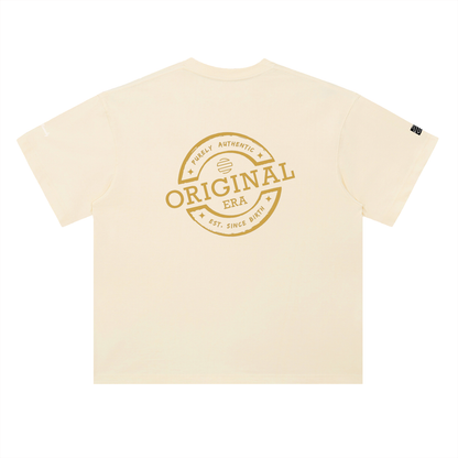 Retro "Home" Heavyweight Drop Shoulder Cotton T-Shirt