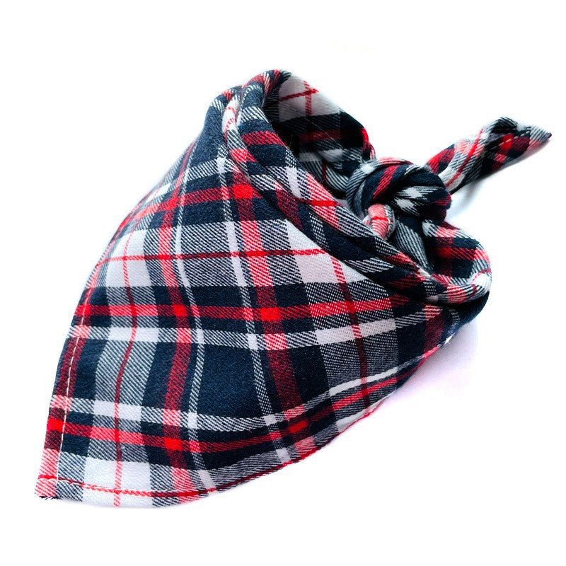 Scottish Plaid Large Baby Bib