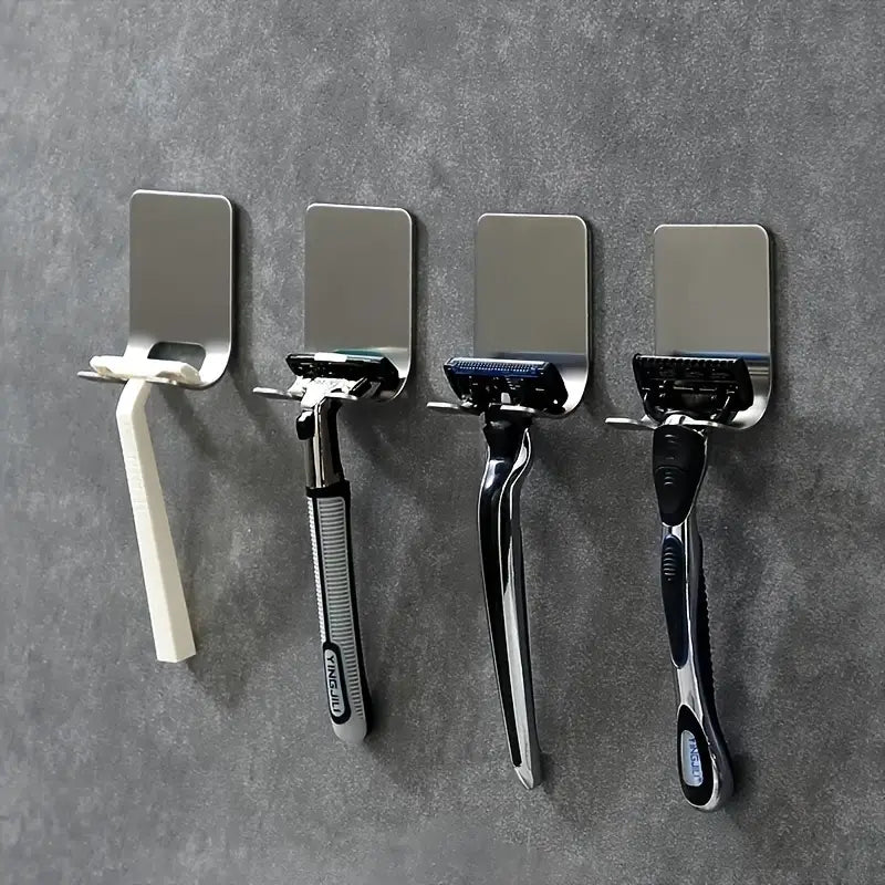 Waterproof Wall-Mounted Multi-Function Shaver Rack