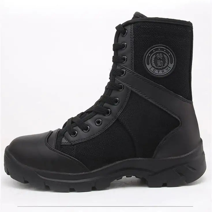 FlexiShock Black Sports Boots