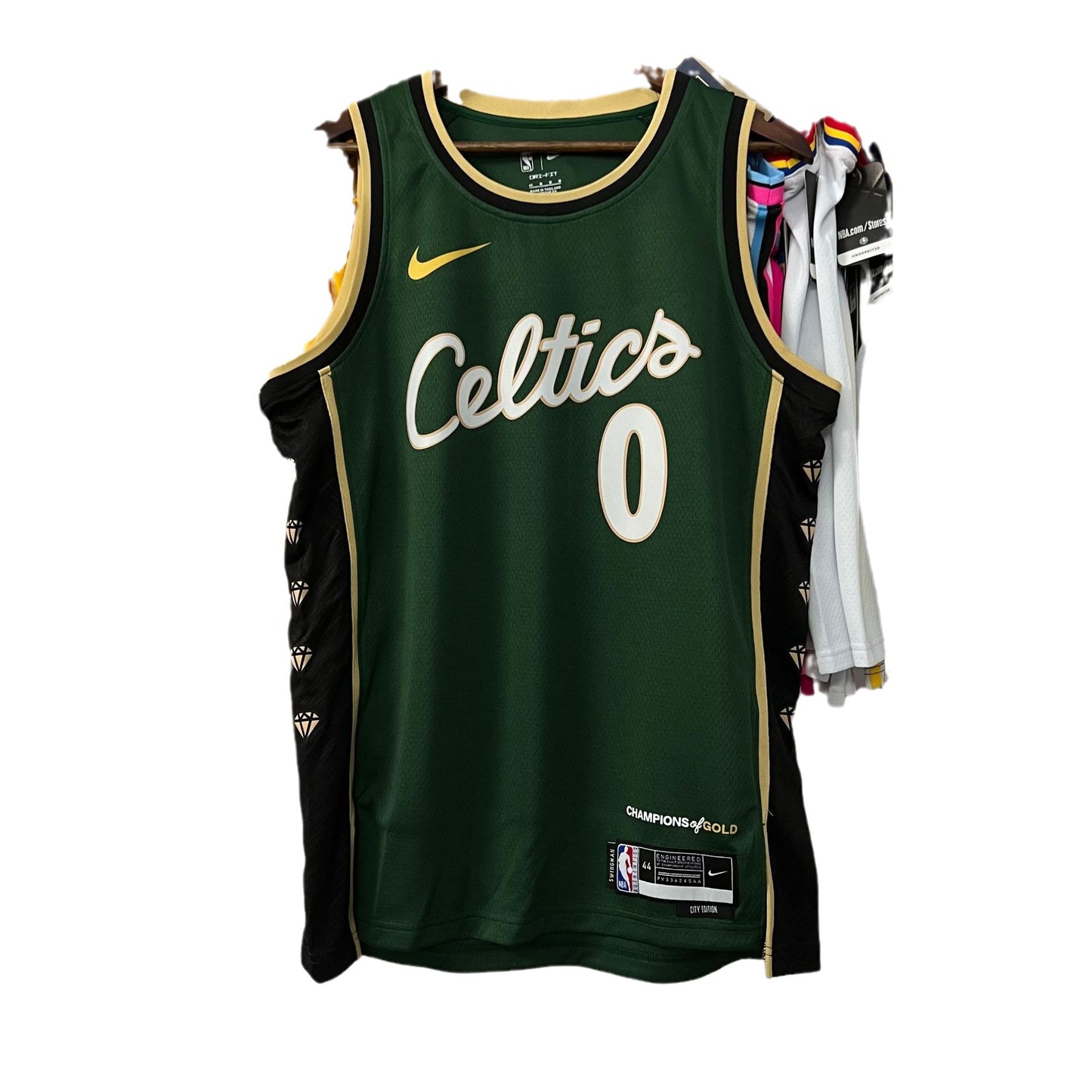 NBA 23 Celtics City Edition Jersey: Irving, Brown, Tatum