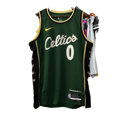 NBA 23 Celtics City Edition Jersey: Irving, Brown, Tatum