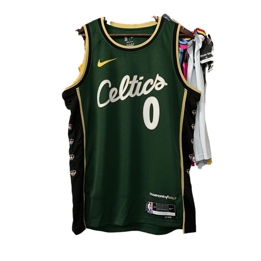 NBA 23 Celtics City Edition Jersey: Irving, Brown, Tatum