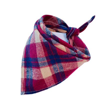 Scottish Plaid Large Baby Bib