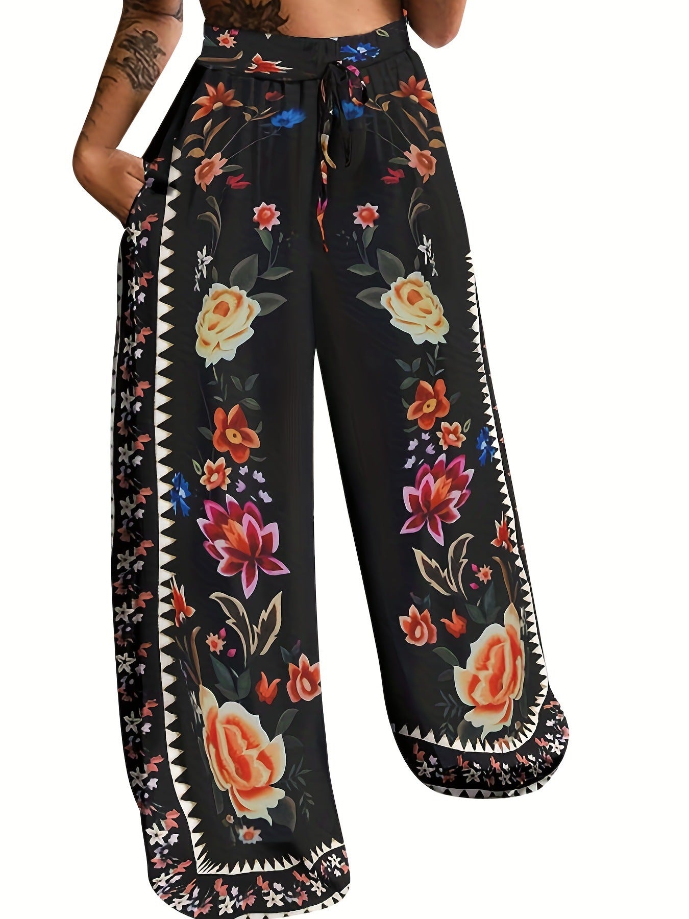 Women's Peacock Harem Pants