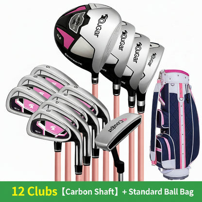 Golf Club Set for Women - 12 Carbon Fiber Clubs