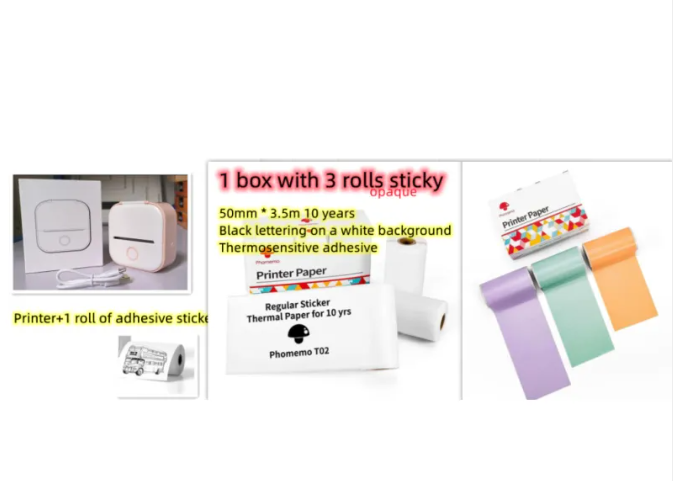 Mini Bluetooth Label & Photo Printer