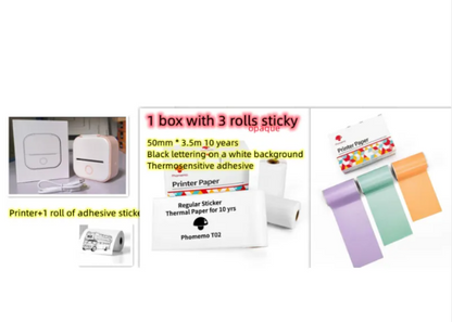 Mini Bluetooth Label & Photo Printer