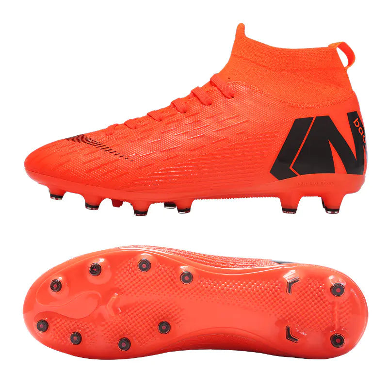High-Top Soccer Cleats for Kids and Teens on Turf