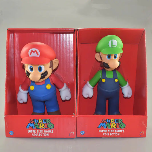 Super Mario Collectible Duo: Mario & Luigi Figurines