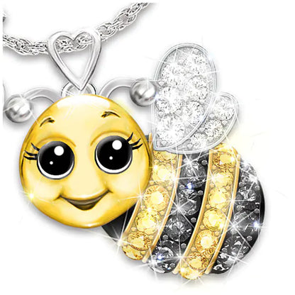 Faithful Bee Charm Necklace