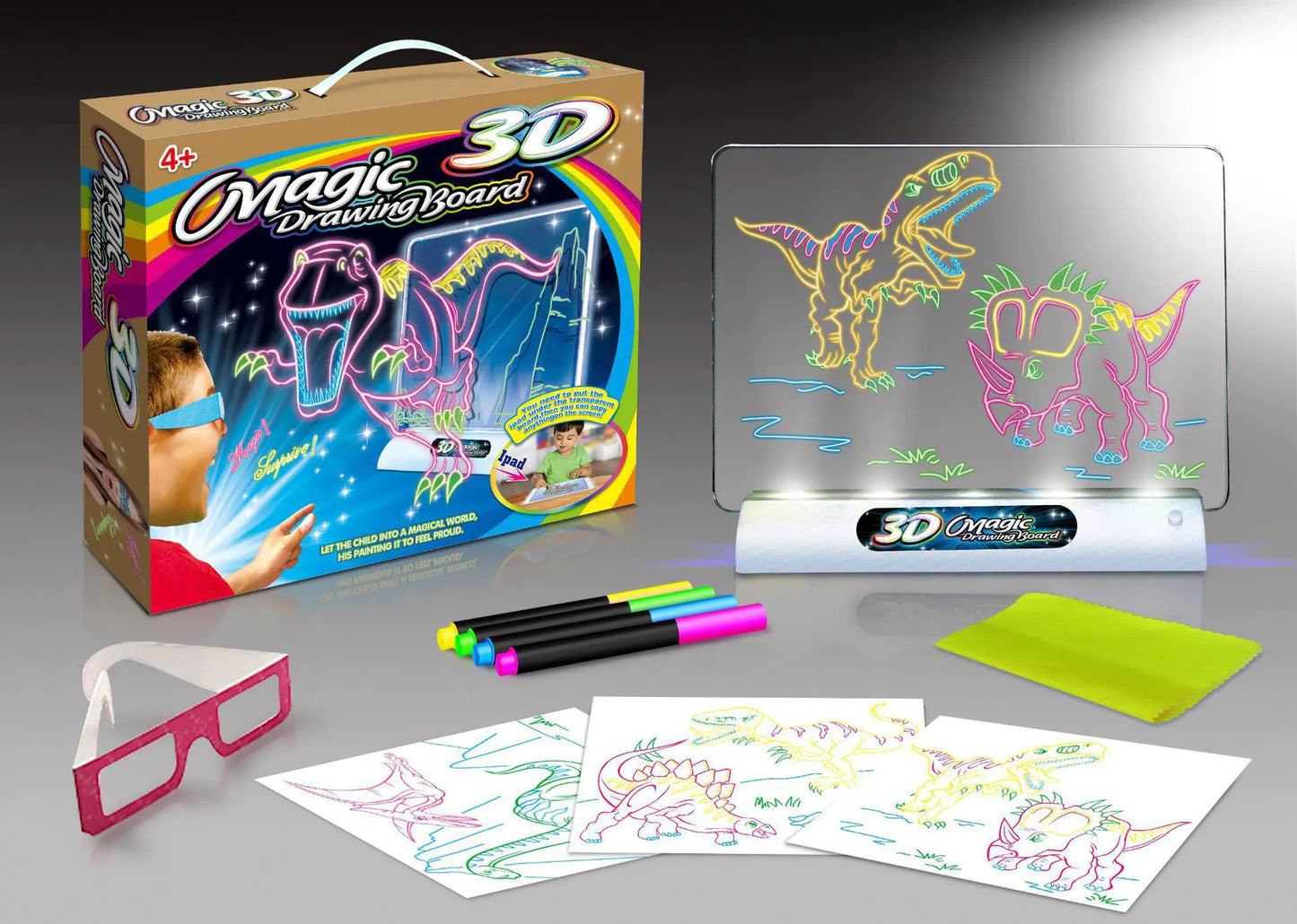 3D Creative Flash Sketcher - Colorful Kids' Toy