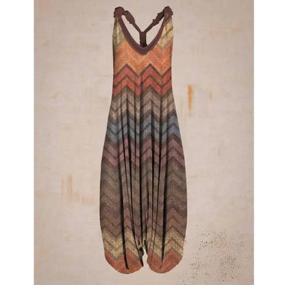 Women's Bohemian Loose Harem Jumpsuit