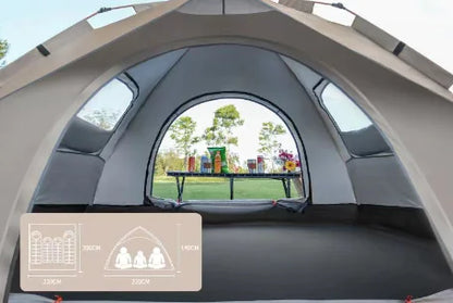 Winter Camping Tent for 5-8 People, Waterproof Set