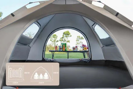 Winter Camping Tent for 5-8 People, Waterproof Set