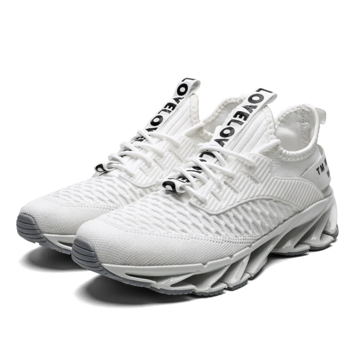 Sleek Pointed Knit Sneakers