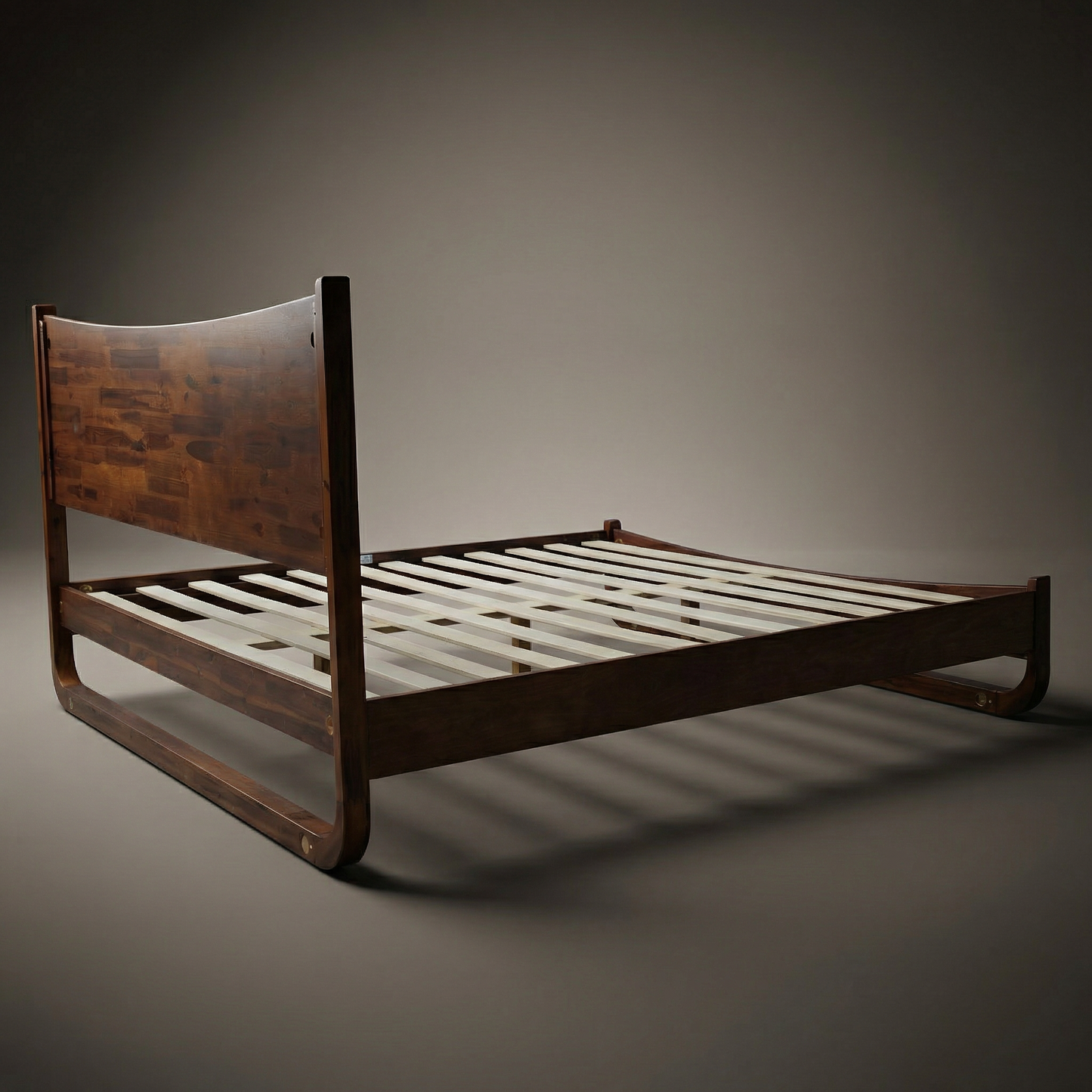 Rorns Sunset Platform Bed Frame With Headboard for Ultimate Bedroom Style