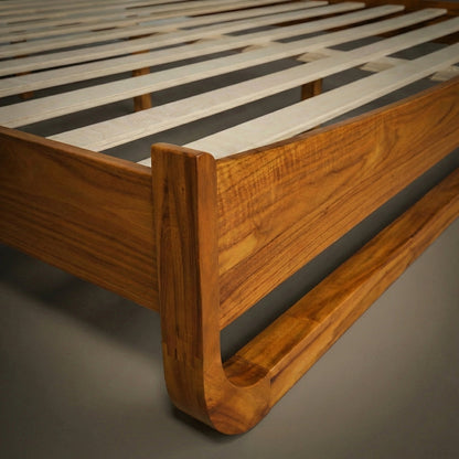 Rorns Sunset Platform Bed Frame With Headboard for Ultimate Bedroom Style
